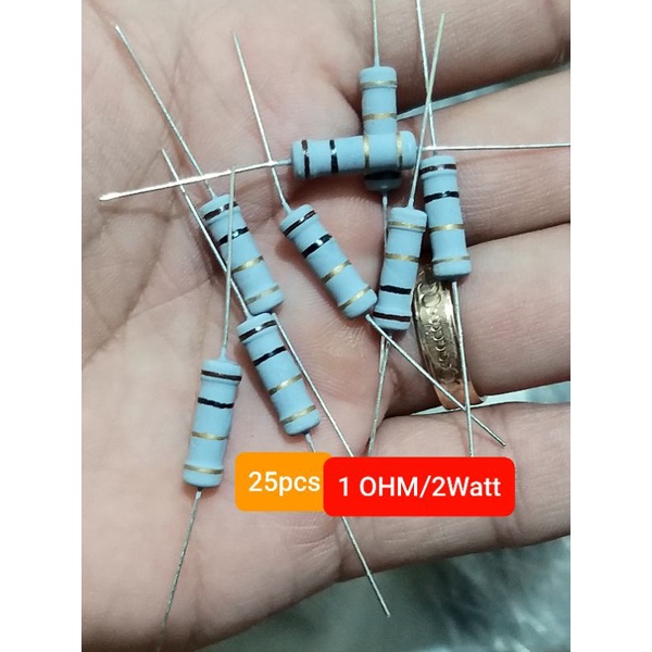 Resistor 1 OHM 2watt 25pcs