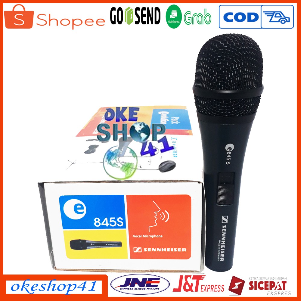 Sennheiser E-845S Microphone Karaoke Kabel Mikrofon Mic Vocal