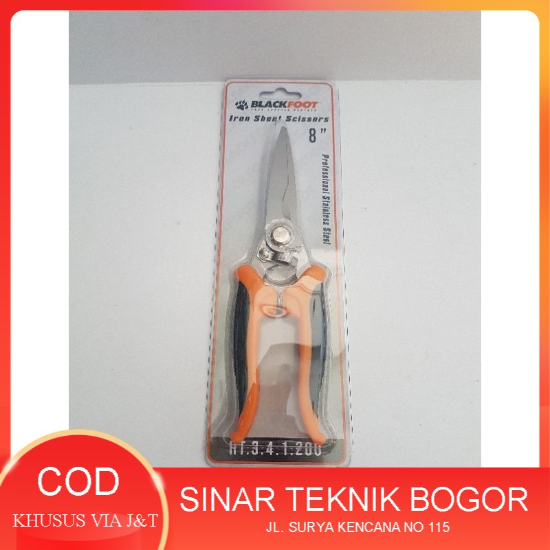 

Blackfoot Gunting Besi Stainless 8" iron sheet scissors 8 inci
