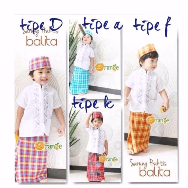 1 set baju koko ( baju koko + sarung praktis + peci ) / baju anak murah / baju koko anak murah