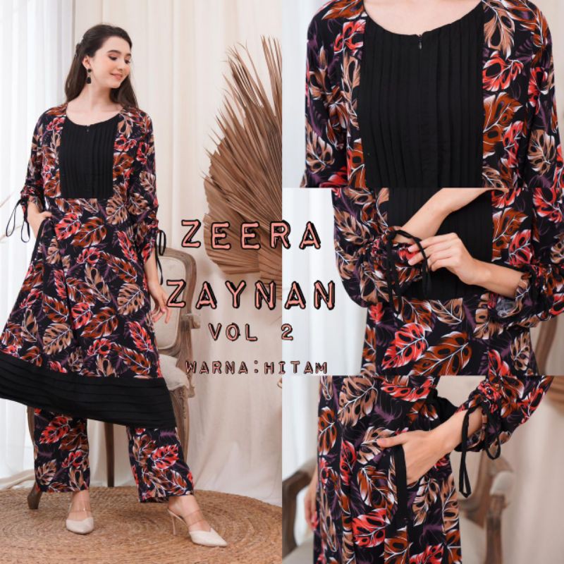 Daster arab ZEERA ZAYNAN Gamis Rayon Baju setelan