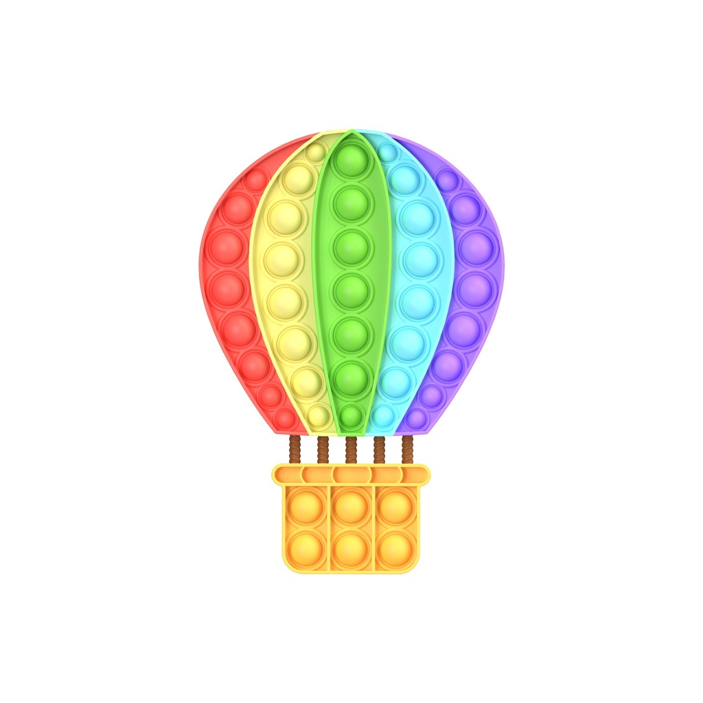 POP IT Pop it PREMIUM TEBAL//Pop It Round Fidget Toy Push bubble pop its penghilang stres