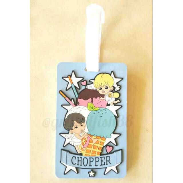 EXO Sehun Luhan Luggage Tag by HunHan Chopper