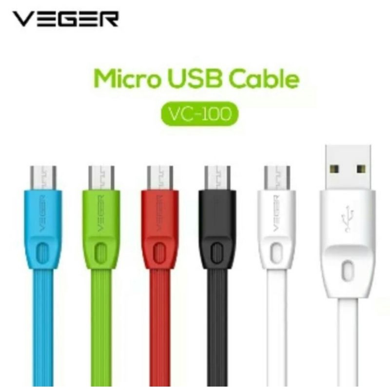 KABEL DATA MICRO USB VEGER VC-100 2.1A