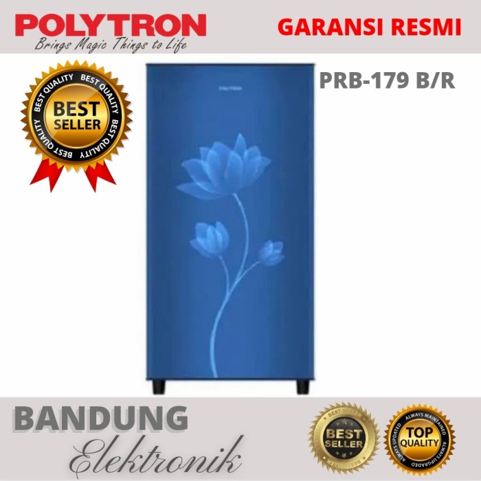 KULKAS POLYTRON PRB-179 / PRB179BR , Kulkas 1 Pintu Polytron