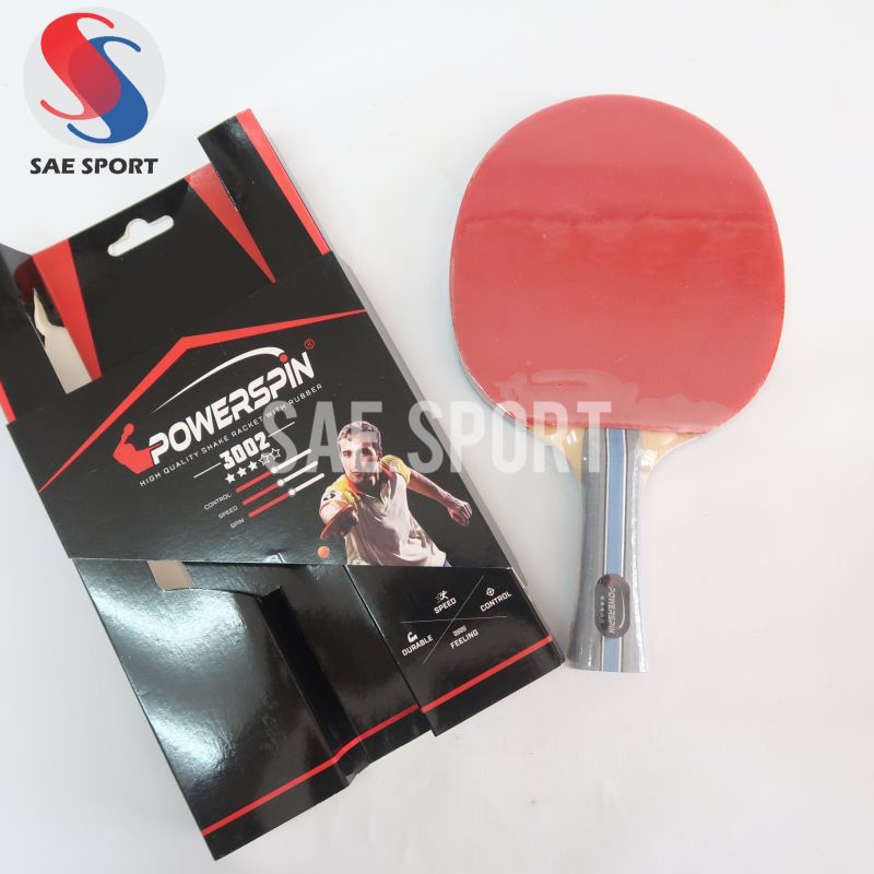 Bat bet pingpong tenis meja murah Powerspin 3002 Original
