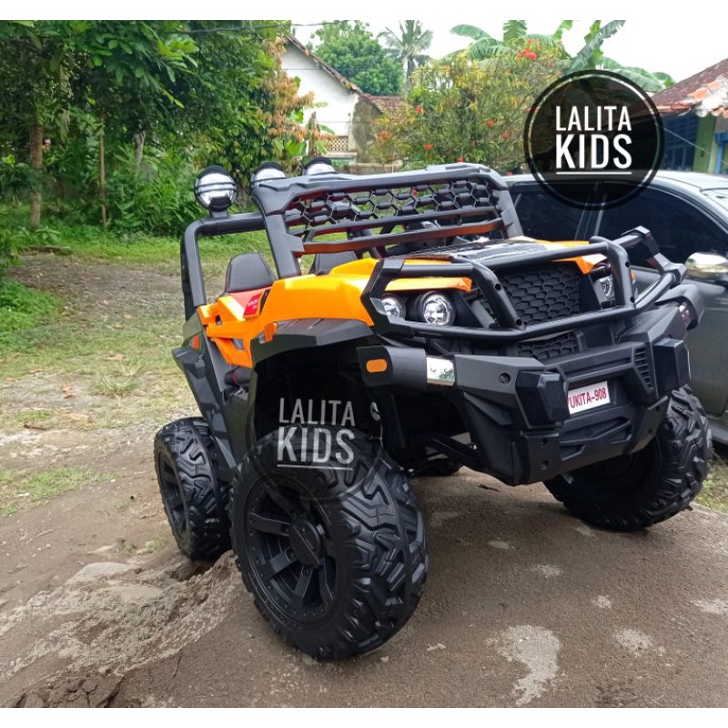 Jual MOBIL AKI 12 VOLT JEEP BUGGY BESAR || YUKITA 908 || JEEP RHINOS