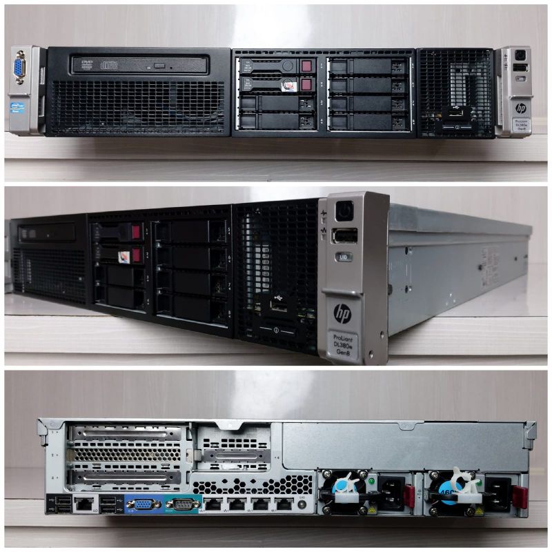 Server Hp DL 380e Gen8 Xeon E5-2403 X1 Ram 32Gb Hdd 600Gb