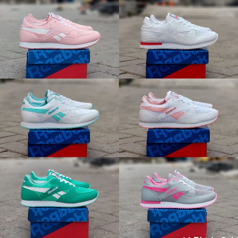 Sepatu Sneakers Wanita Rebox Sepatu lari Sepatu Olahraga Wanita Sepatu Senam Erobic Wanita Sepatu Cewek