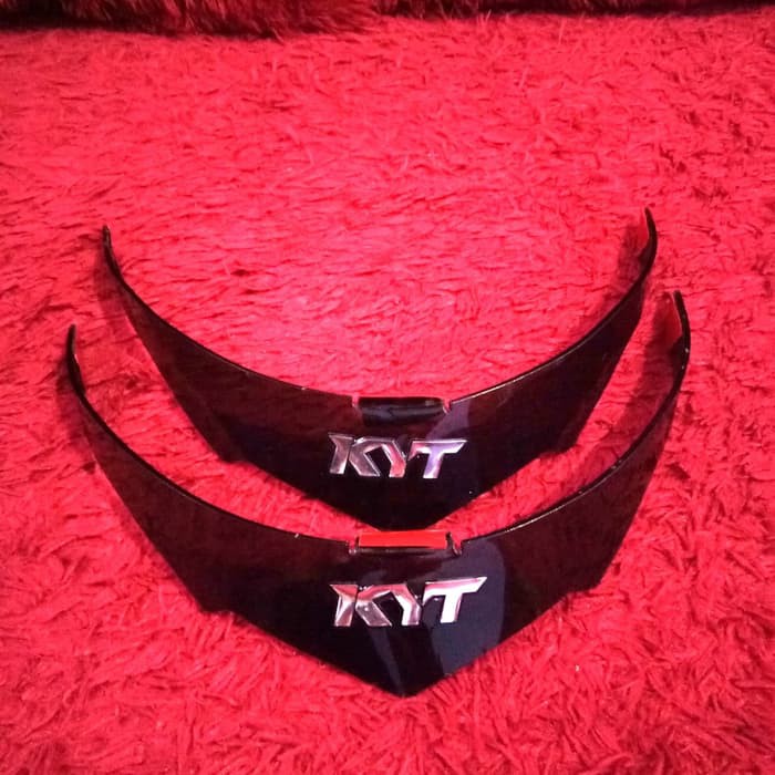 Spoiler Helm KYT Kyoto Warna Smoke / Hitam / Spoiler Kyt Kyoto