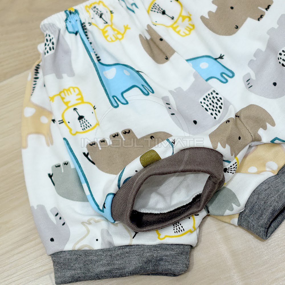 BABY LEON DS-117 Celana Pendek Bayi (0-3 Bulan) ZOO SERIES Celana Diaper Bayi Baru Lahir Celana Anak Bayi Celana Pop Bayi Celana Bayi Harian Celana Motif Bayi