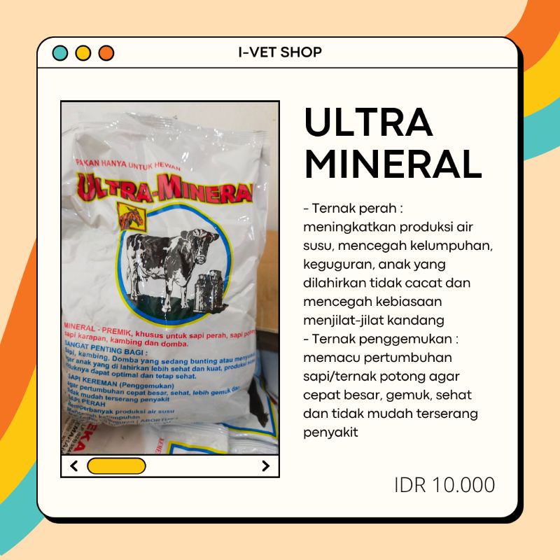 ultra mineral - mineral sapi/kambing/domba-