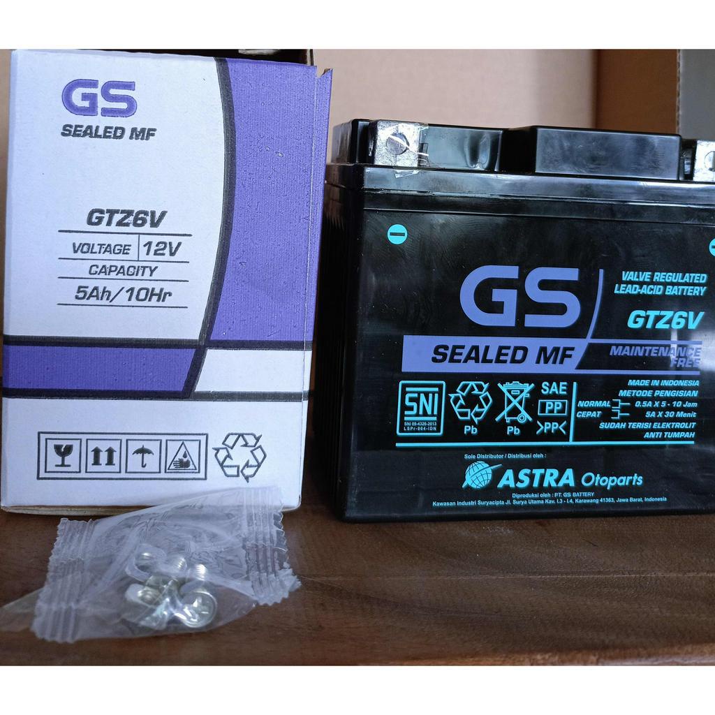 GS Astra TIPE GTZ 6V Aki Motor Vario, Beat, CRF