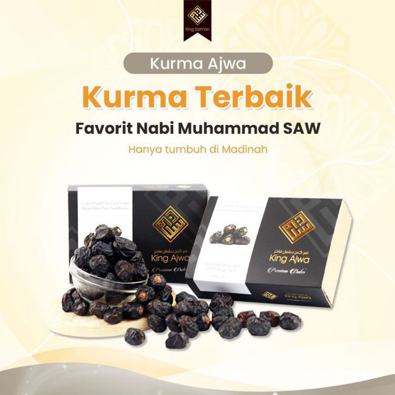 

Kurma Nabi King Salman Premium Ajwa Asli