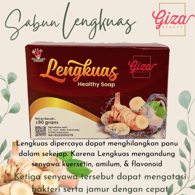 [BEST SELLER | COD] Sabun Penghilang Panu dan Gatal Gatal yang Ampuh dan Terlaris | Sabun Panu Herbal Lengkuas