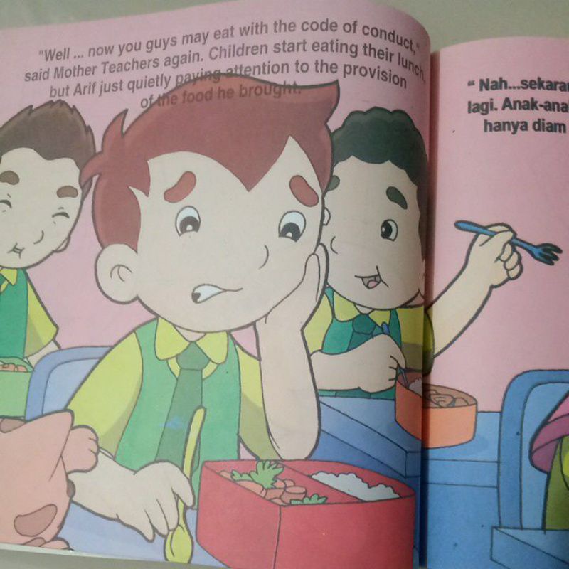 Buku Cerita Aku Suka Makan Sayuran/BILINGUAL