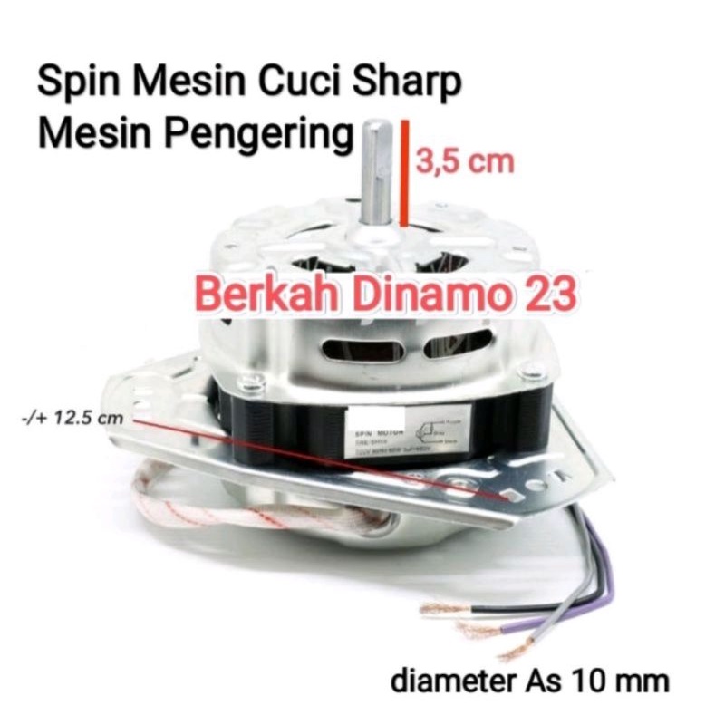 Dinamo Pengering Mesin Cuci SHARP ES-T95CR Spin Motor Pengering Sharp Est95