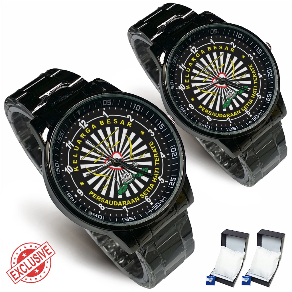 Jam Tangan Rantai Couple KEL. BESAR PSHT 01 (Cool)