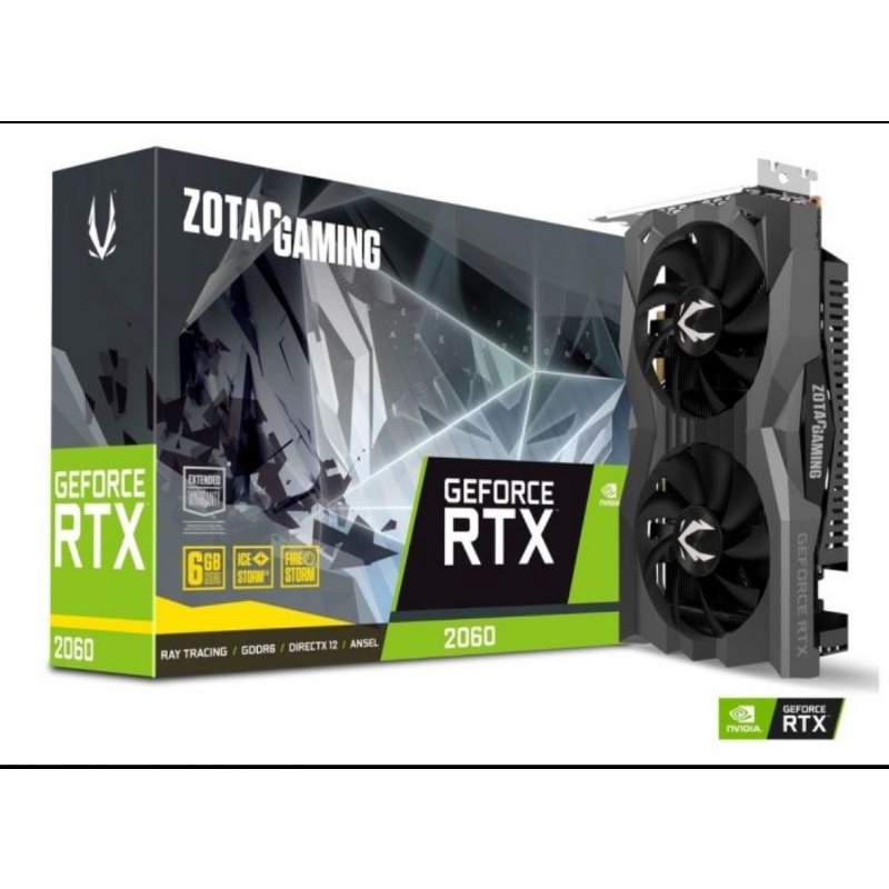 VGA ZOTAC GAMING GEFORCE RTX 2060 TWIN Fan 6GB DDR6 192Bit