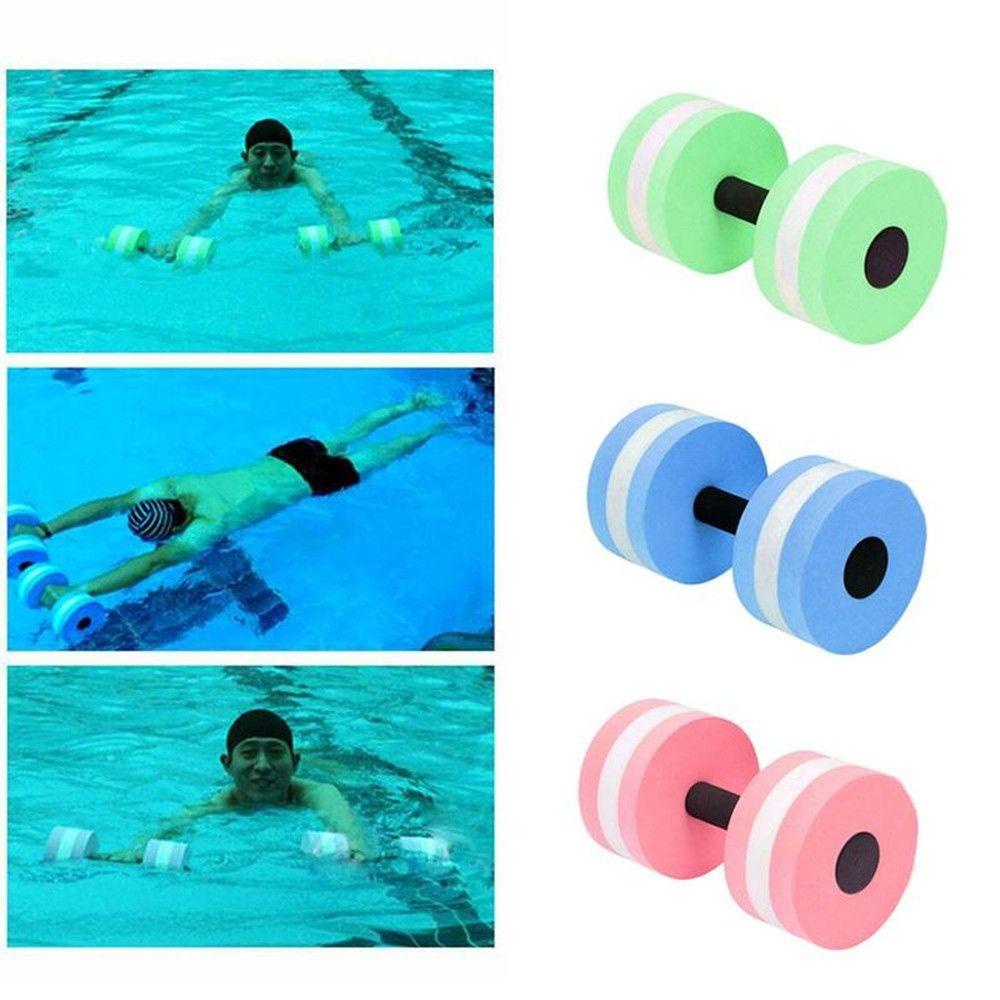 Chookyy water floating dumbbell Portable Kolam Latihan Busa EVA The dumbbell water