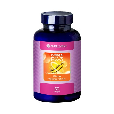 WELLNESS OMEGA RX-3 1000MG 60'S - OMEGA RX 3 | Shopee