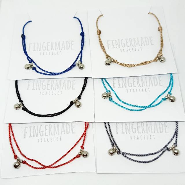 Fingermade Gelang Kaki Kerincing