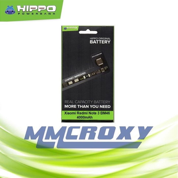 Baterai Xiaomi Redmi Note 3 4000mAh - Hippo