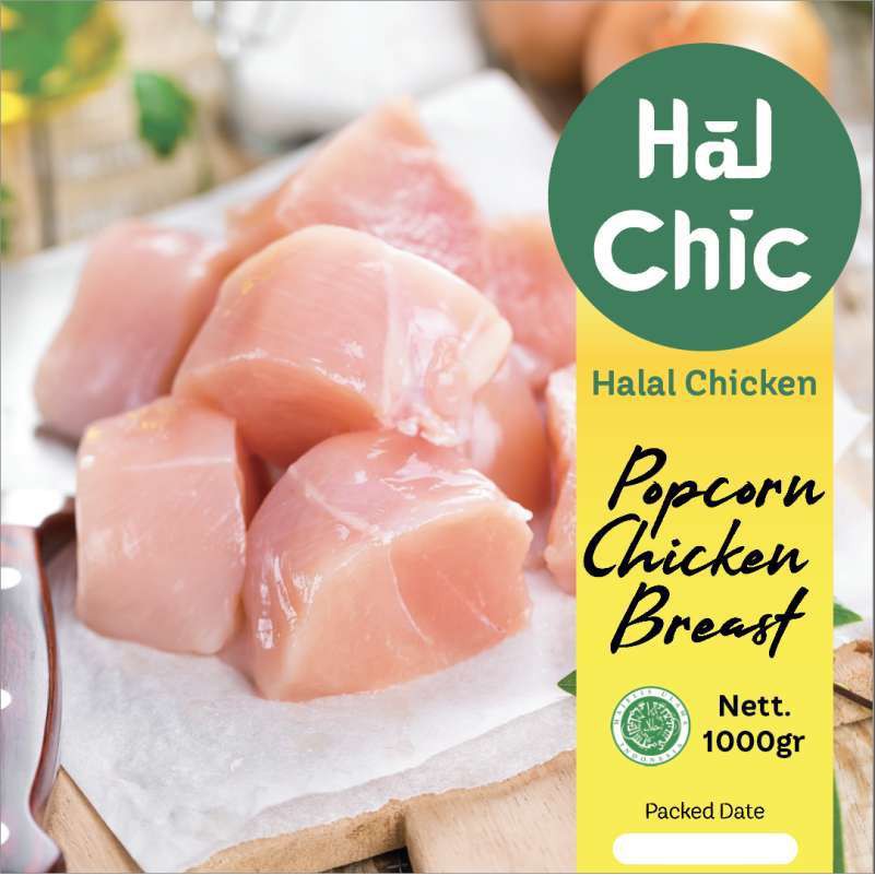 

Dada ayam popcorn HALAL CHICKEN