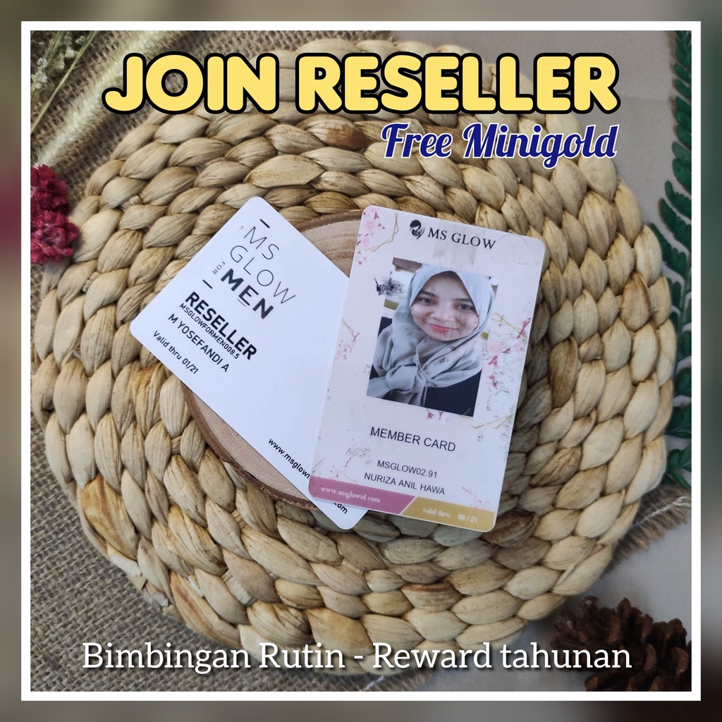 Join Reseller/Member MS GLOW free katalog + minigold