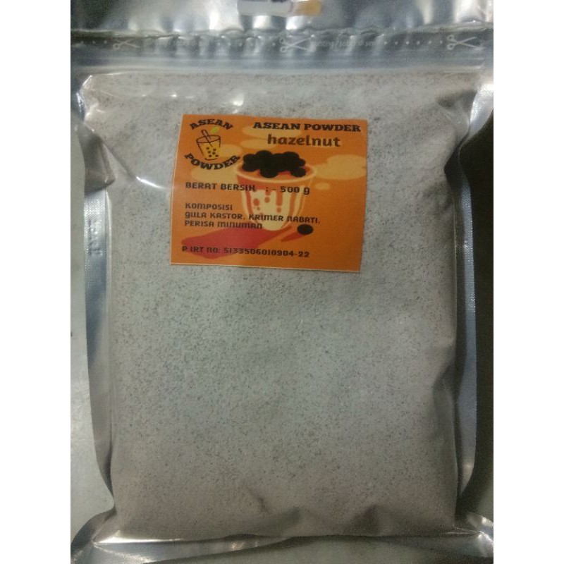 

bubuk minuman hazelnut