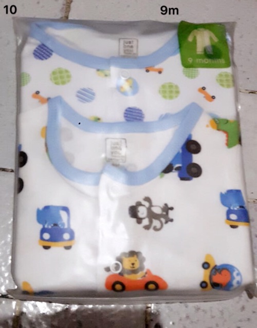 Jumper carte / romper carte / piyama bayi / baju tidur anak / sleepsuit carte isi 2