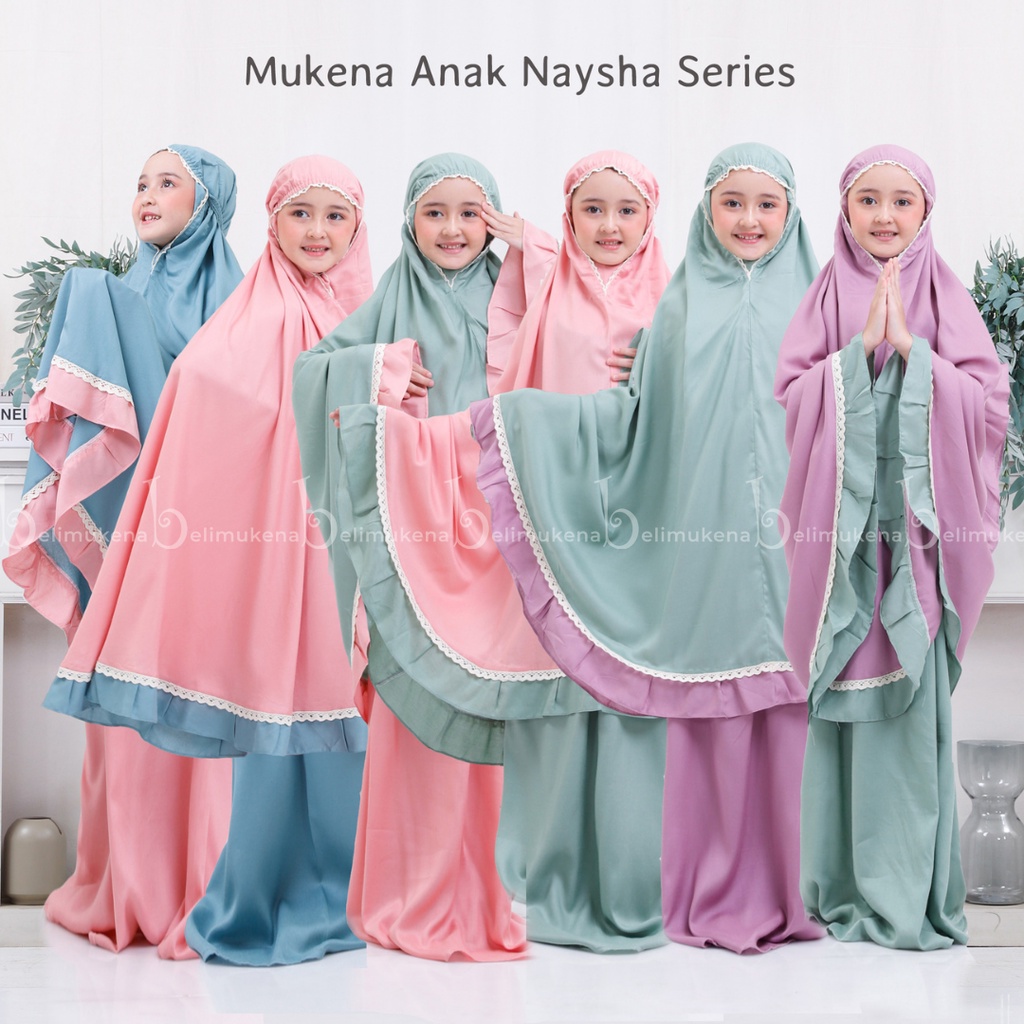 Mukena Anak Tanggung Kombinasi Rayon Neysha