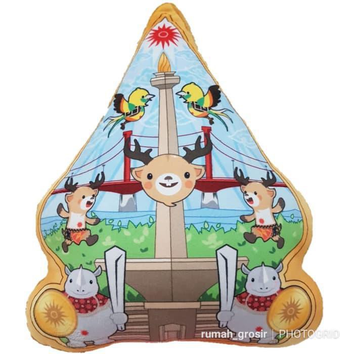 Bantal Souvenir Asian Games Jakarta Palembang