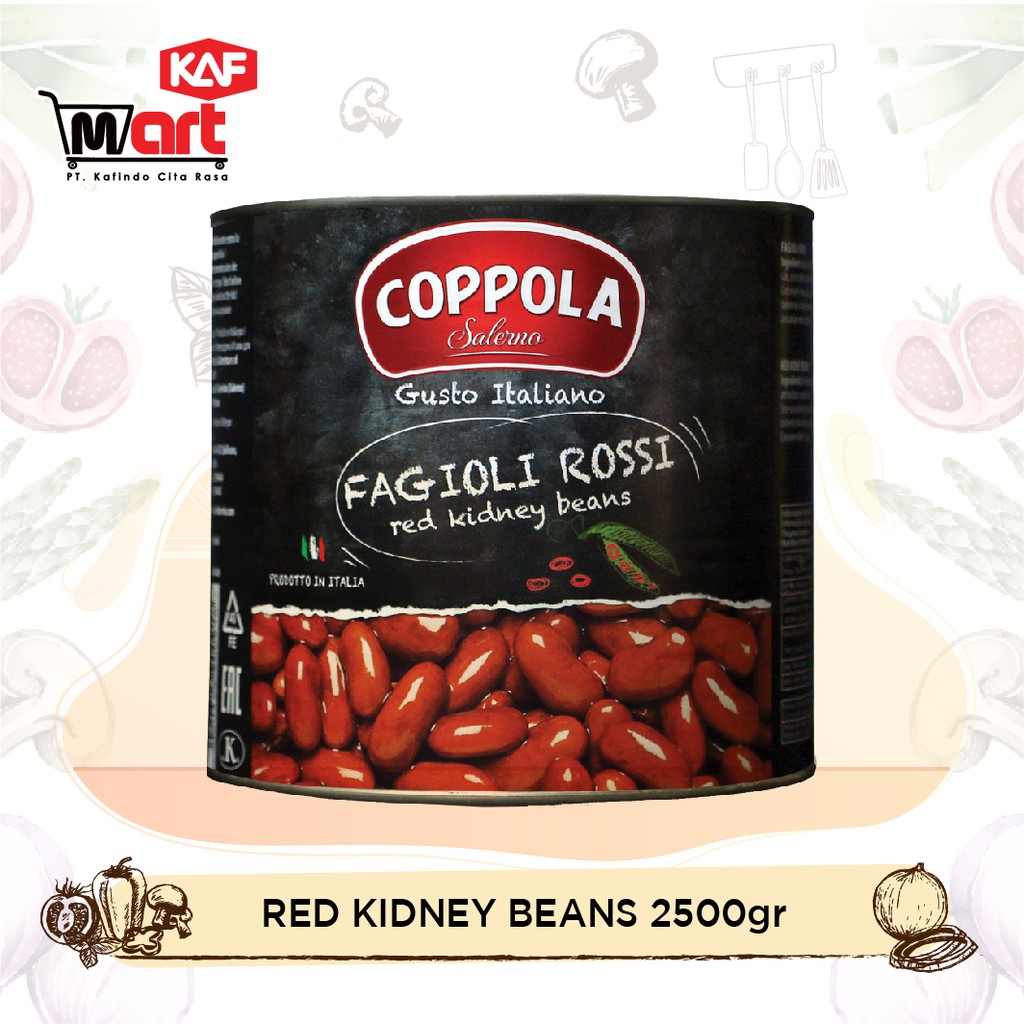 

Coppola Fagioli Rossi Red Kidney Beans 2500g