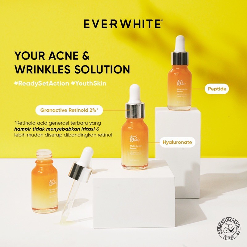 EVERWHITE Brightening Essence / Cica Soothing / Acne Pair / Peptide / AHA BHA PHA Niacinamide Serum