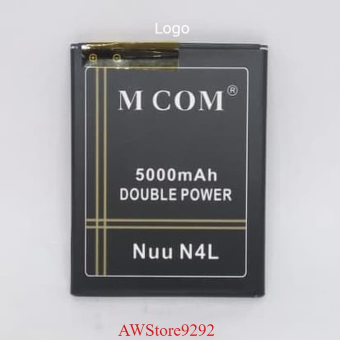 Mcom Battery Batre Baterai Double Power Mcom Nuu N4L