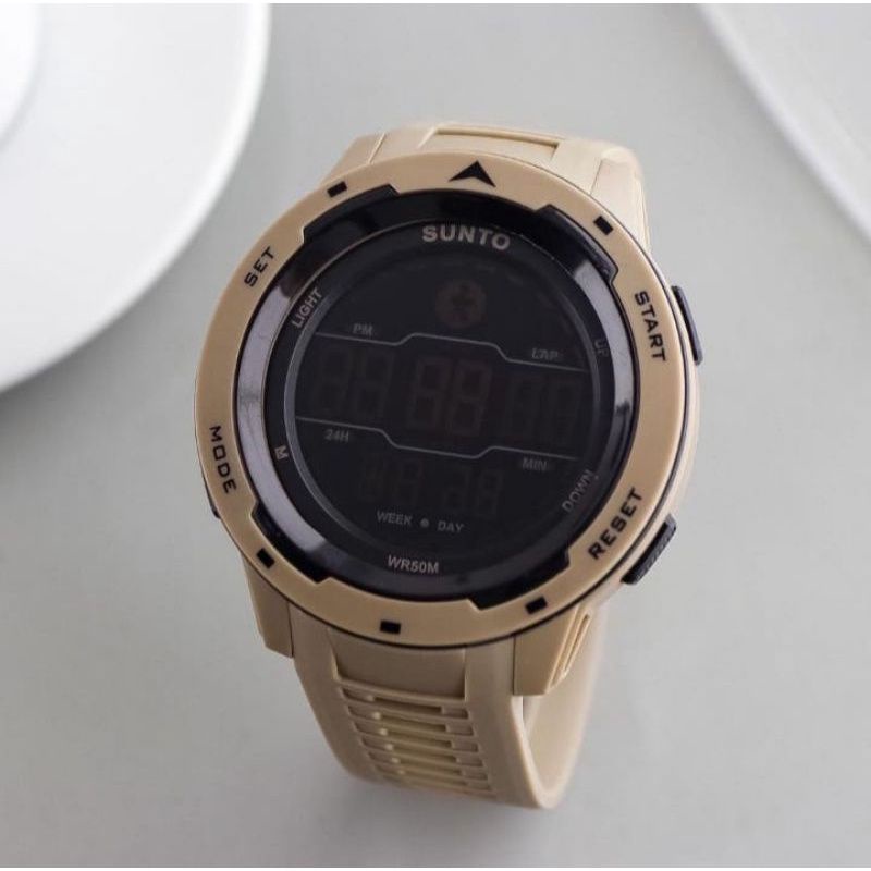 DUAAAR COD 0VIRALL JAM TANGAN PRIA SUNTO VIRAL147 DIGITAL WATCH 100% WATER