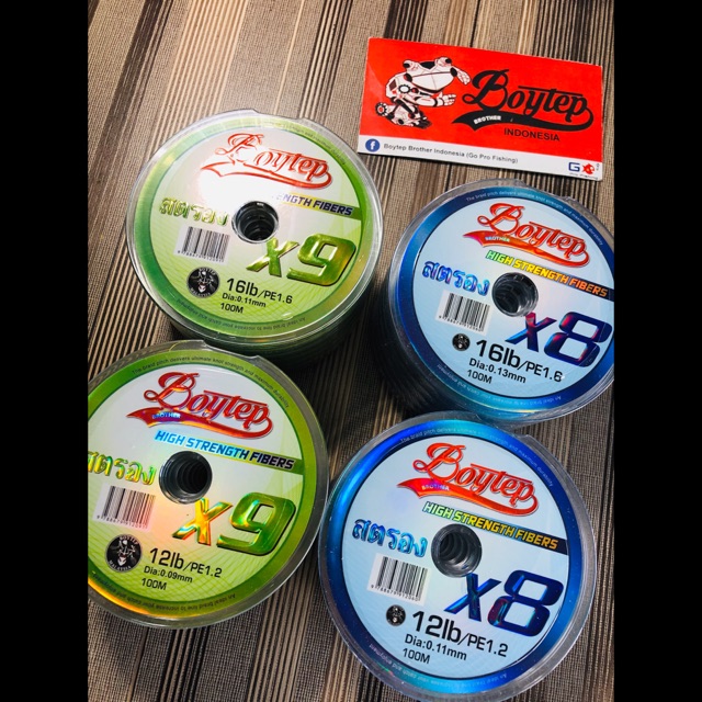 SMOOTH N STRONG LINE PE BOYTEP X9 for UL (12-16lb)