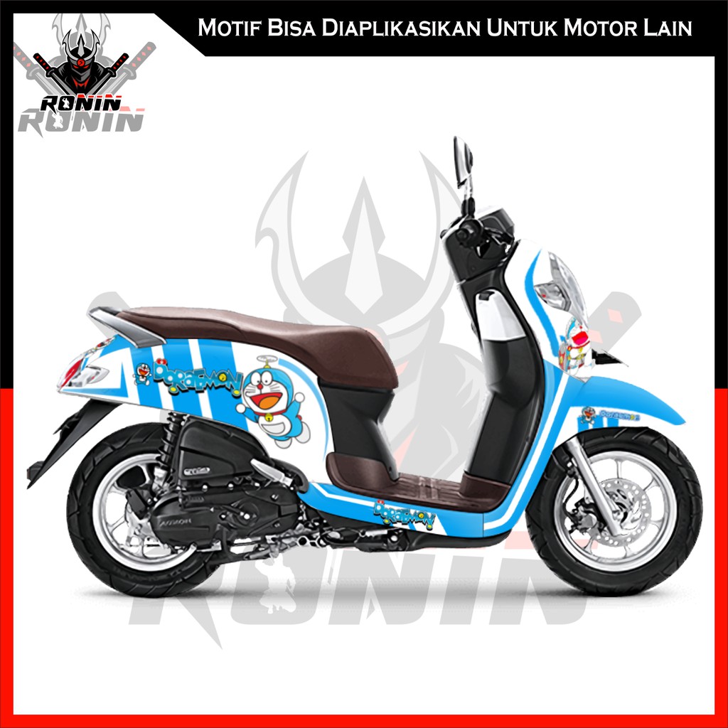 Sticker Decal Scoopy 2018 Motif Doraemon
