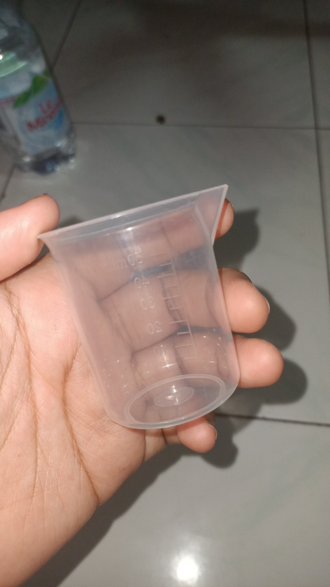 Gelas Takar 50ml Gelas Ukur Plastik Mini Transparan