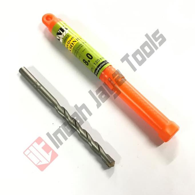 Siap Kirim Knk Mata Bor Beton 8 X 120 Mm Panjang 12 Cm - Bor Tembok Kualitas Baik
