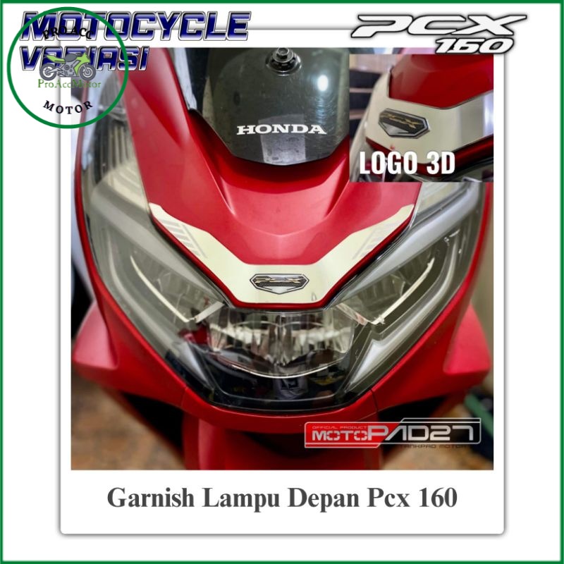 Garnish Lampu Depan Pcx 160 Garnis Alis Lampu Depan PCX 160