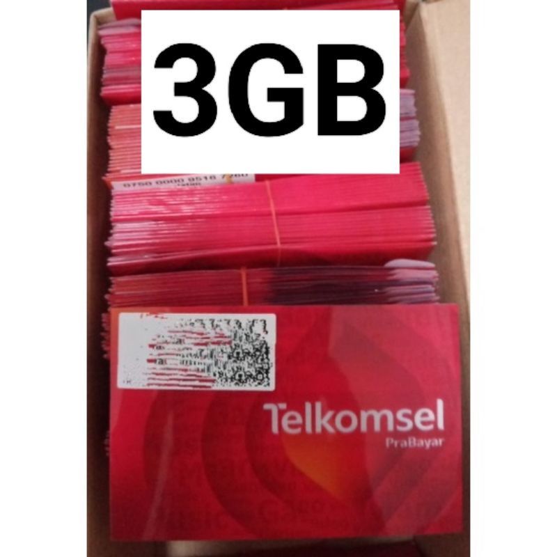 PERDANA TELKOMSEL INTERNET MAX 3GB FULL KUOTA