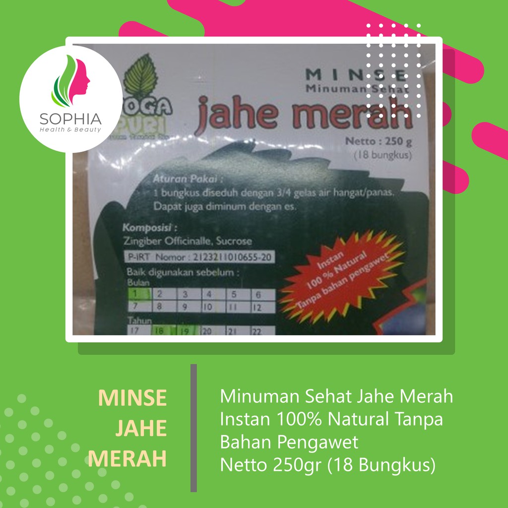 

JAHE MERAH TOGA PURI