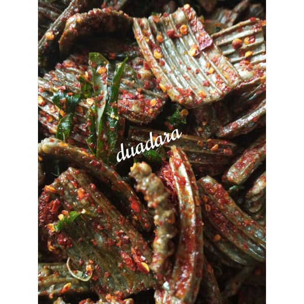 

seblak kerupuk jengkol daun jeruk isi 500gr