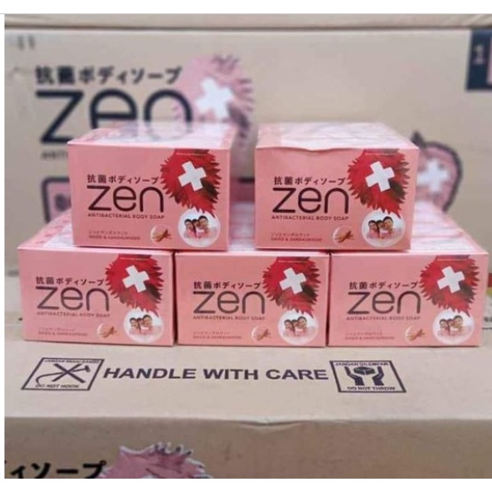 Zen Sabun Batang 70gr isi 4 [Bended] Antibacterial soap | Nisadkc