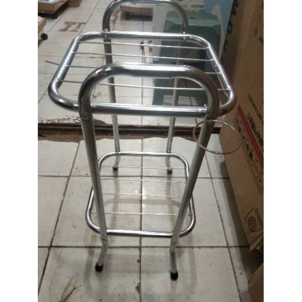 Kaki , RAK  , STAINLESS 2  &amp; 3 SUSUN DISPENSER SERBAGUNA / RAK MEJA MAGICOM GUCI GALON