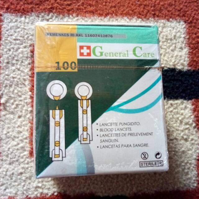 Lancet pen bekam 28G isi 100pcs