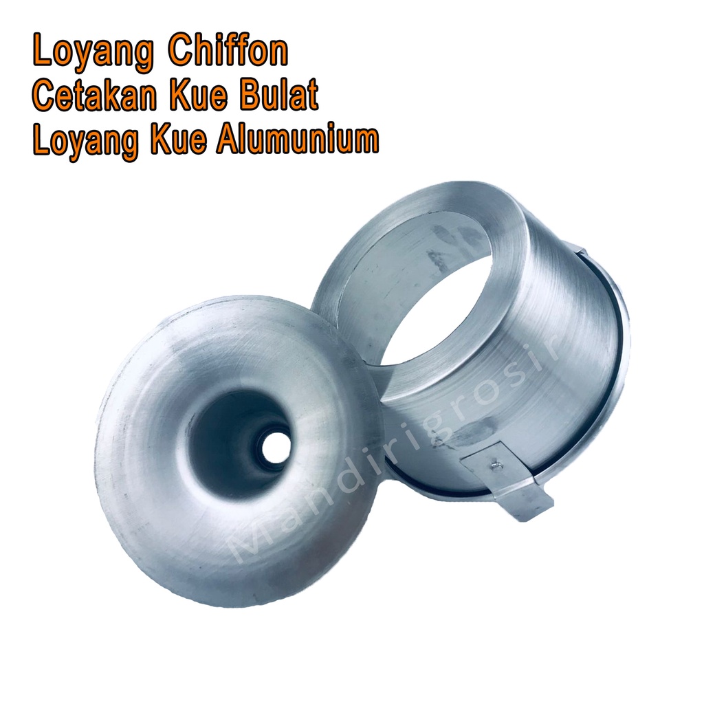 Cetakan Kue Bulat *Loyang Chiffon * Loyang Kue Alumunium * Uk.16cm