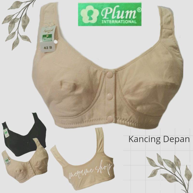 BRA / BH PLUM 211, Kancing depan, Nomer 36-42